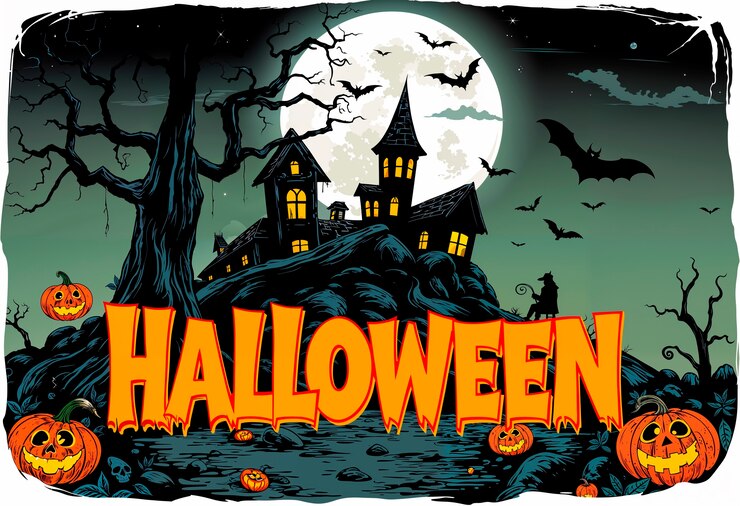 Illustrazione di sfondo di Halloween