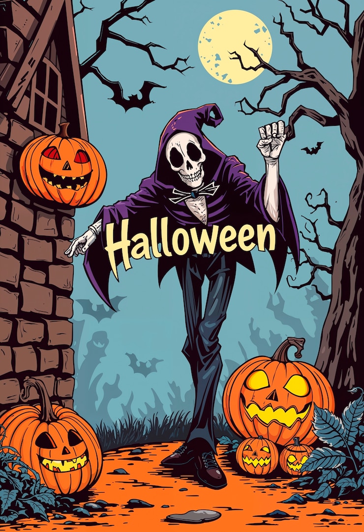 Illustrazione di sfondo di Halloween