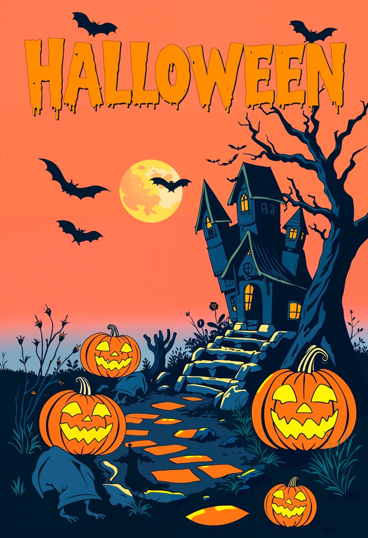 Illustrazione di sfondo di Halloween