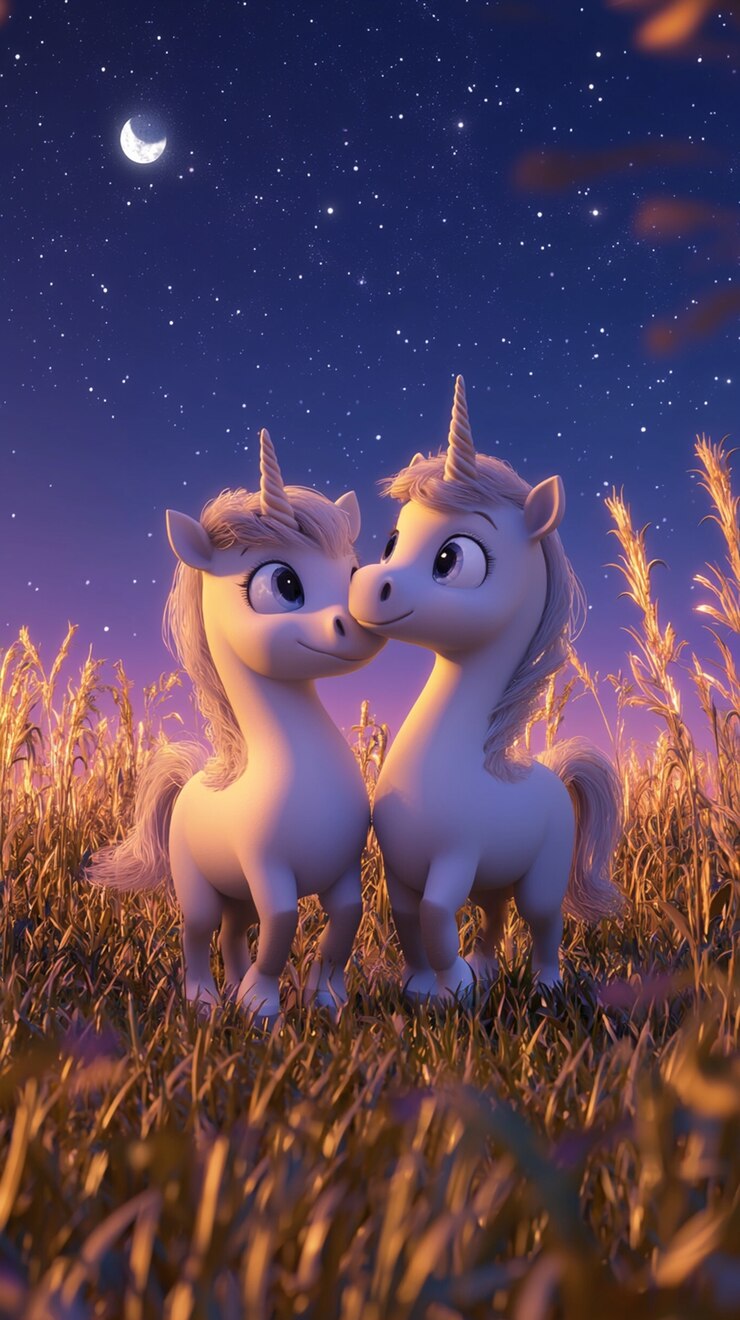 Foto gratuito illustrazione di unicorno 3d carina