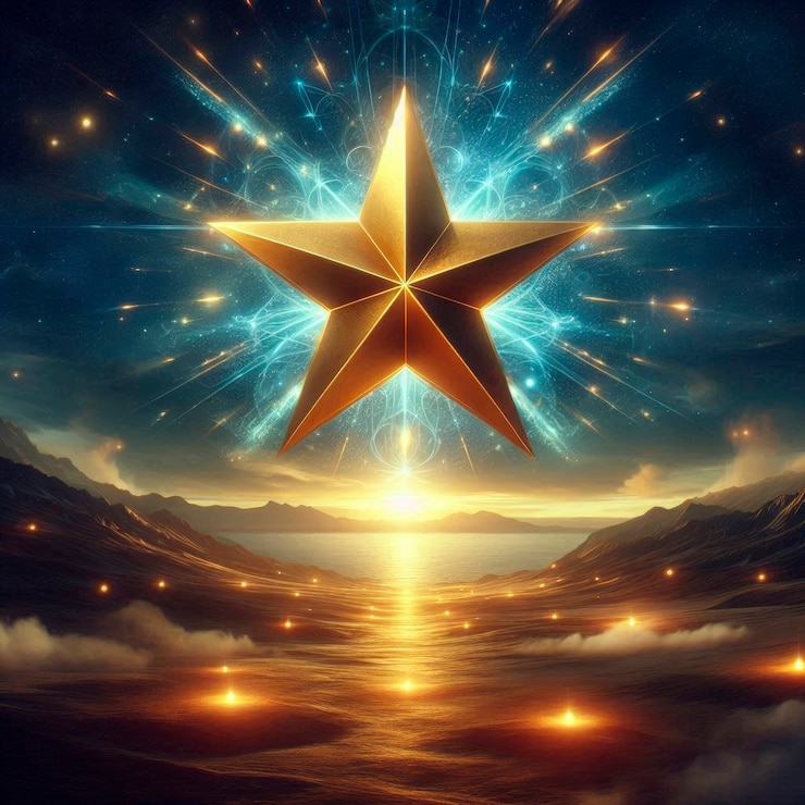 Foto gratuito illustrazione digitale di stelle cosmiche