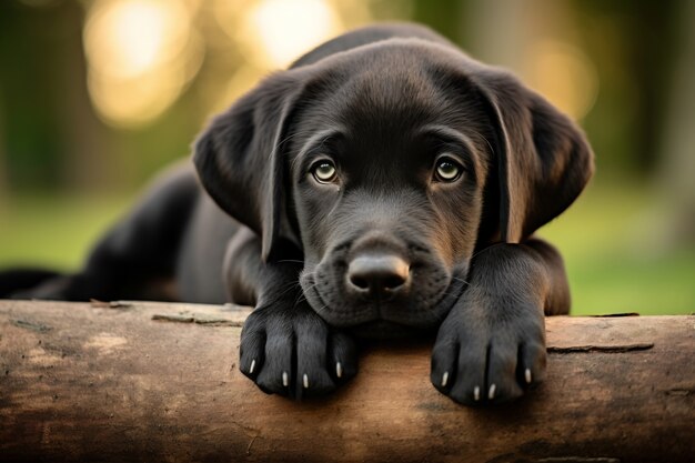 Immagine di cane labrador retriever generato da Ai