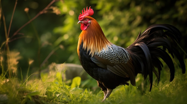 Immagine di pollo generata da Ai