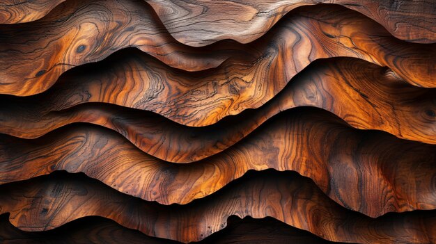 Immagini ravvicinate dei dettagli della superficie del legno