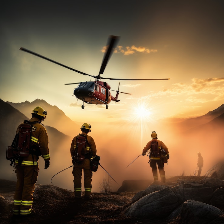 Foto gratuito incendi forestali e le loro conseguenze sulla natura