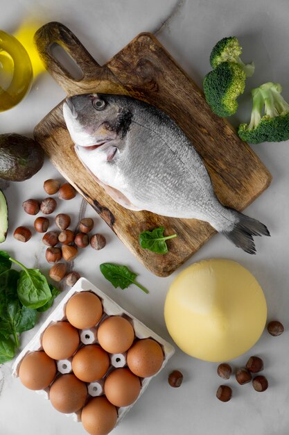 Ingredienti deliziosi per la dieta cheto