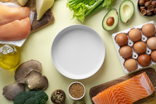 Ingredienti deliziosi per la dieta cheto