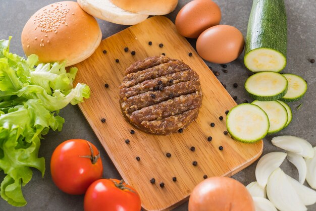 Ingredienti di hamburger