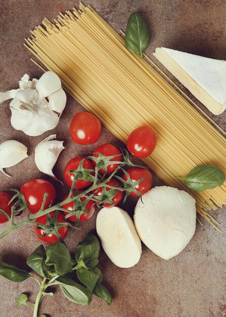 Ingredienti per cucinare la pasta