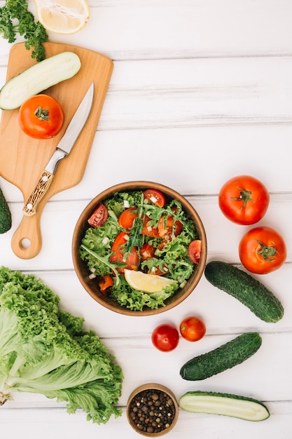 Insalata di verdure e verdure