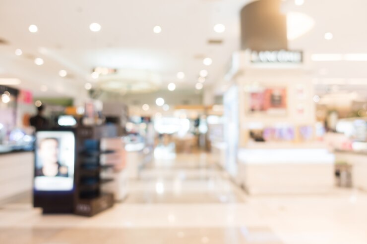 Foto gratuito interno, centro commerciale, sfocatura, astratto