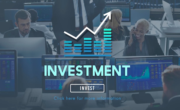 Investire investimento reddito finanziario profitto costi Concept