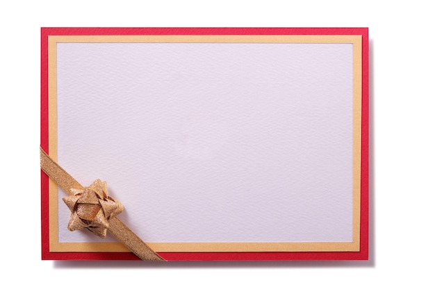 Invito alla festa invito carta decorazione fiocco oro