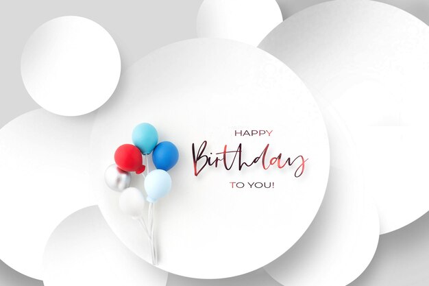 Invito di sfondo di compleanno
