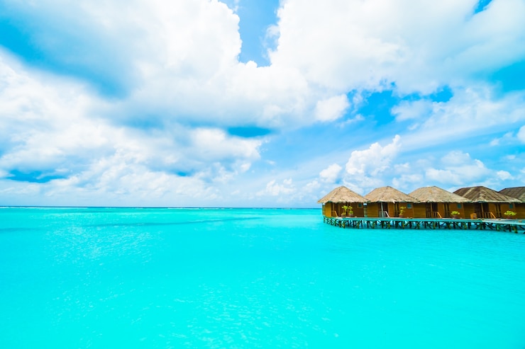 Foto gratuito isola delle maldive