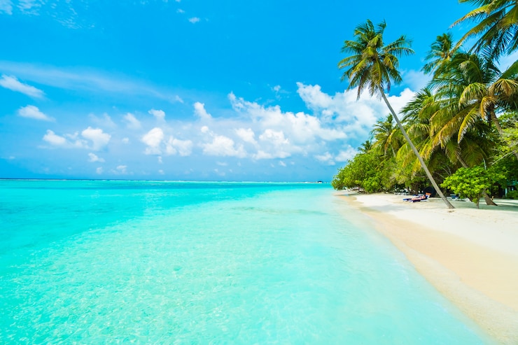 Foto gratuito isola delle maldive