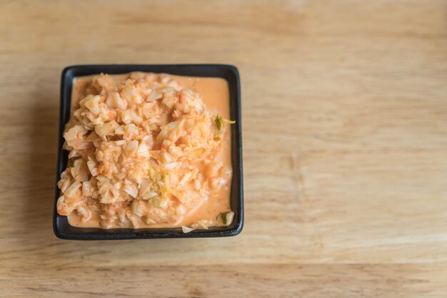 Kimchi coleslaw