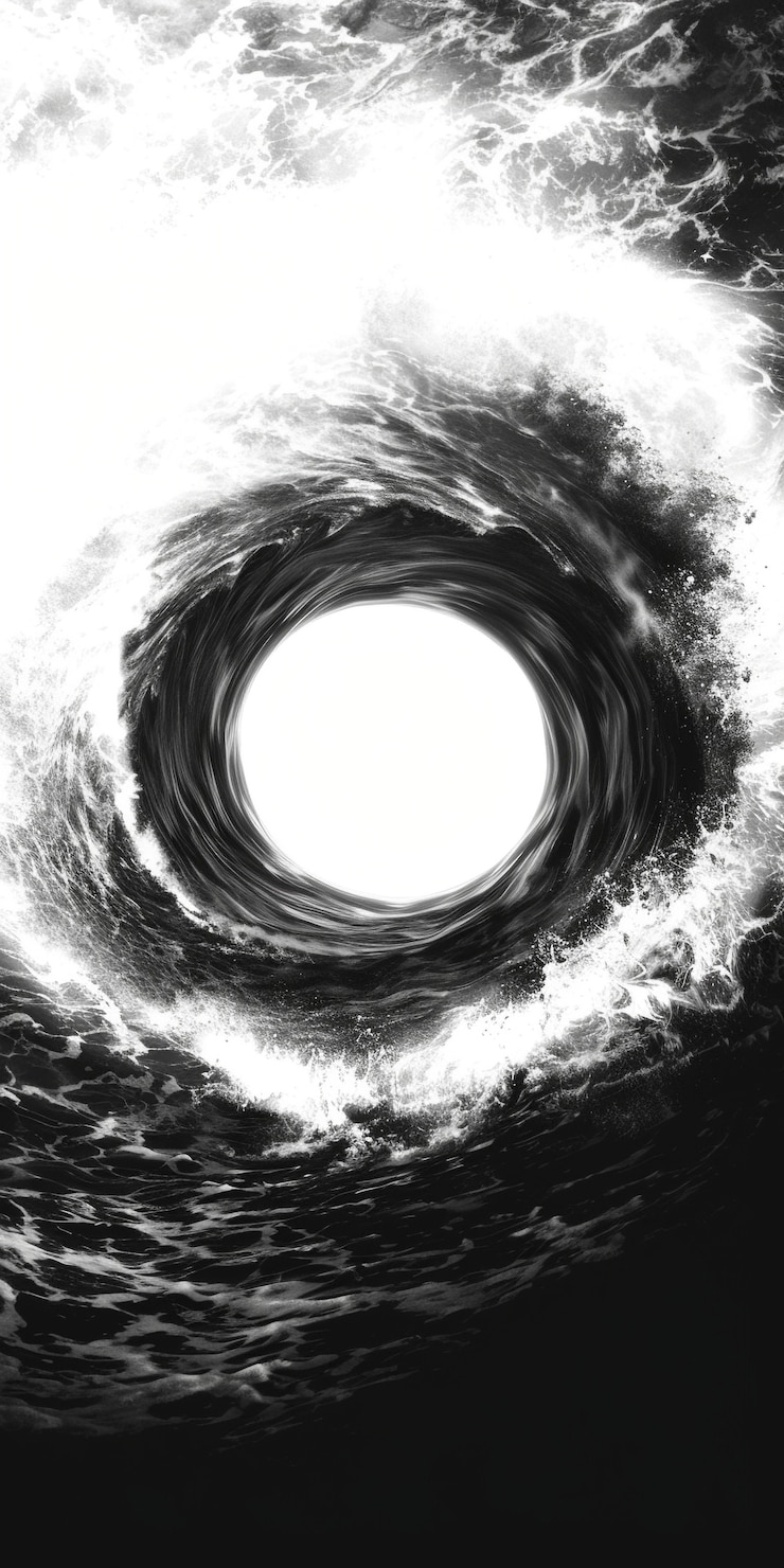 Foto gratuito l'evento misterioso del triangolo delle bermuda