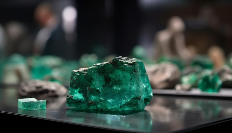 Foto gratuito la collezione di gemme trasparenti brilla di bellezza naturale generata dall'intelligenza artificiale