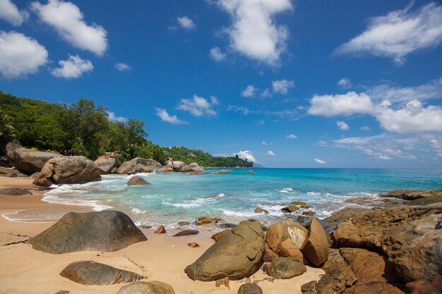 La spiaggia delle Seychelles