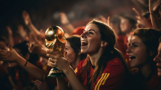 La squadra spagnola festeggia la vittoria