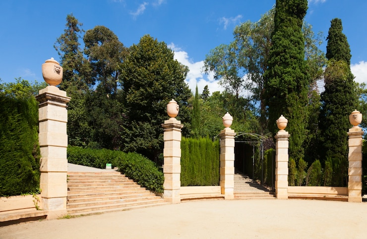 Foto gratuito labyrinth park di horta a barcellona