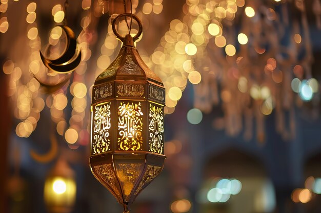 Lanterna in stile fantasy per la celebrazione islamica del Ramadan