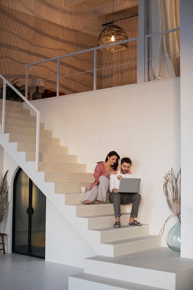 Foto gratuito lavorare a casa in una stazione di lavoro ergonomica