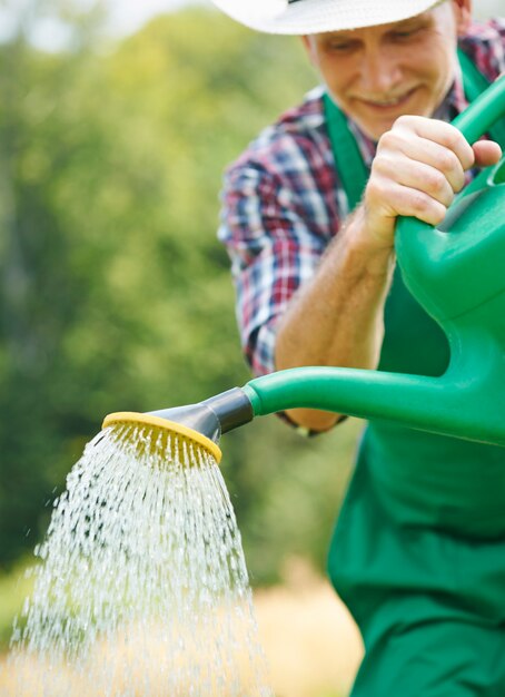 Le mie piante in giardino hanno bisogno di acqua per crescere