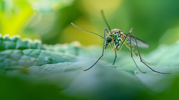 Le zanzare in natura da vicino