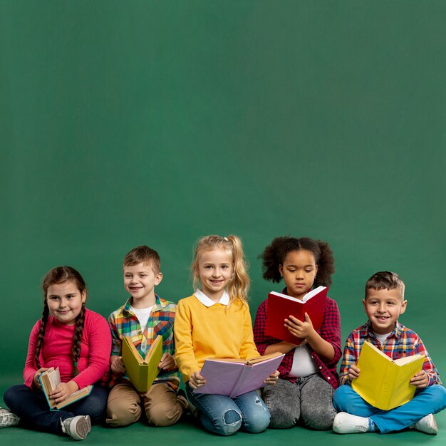 Lettura per bambini dello spazio di copia