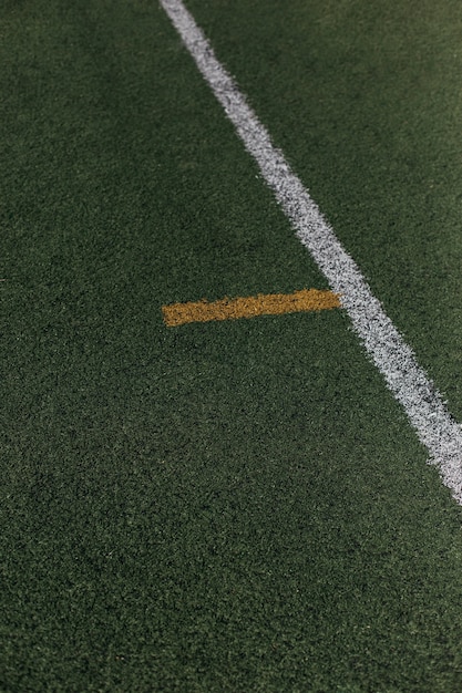 Linee sul campo di calcio