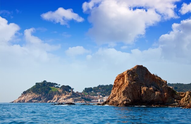 Litorale roccioso a Tossa de Mar