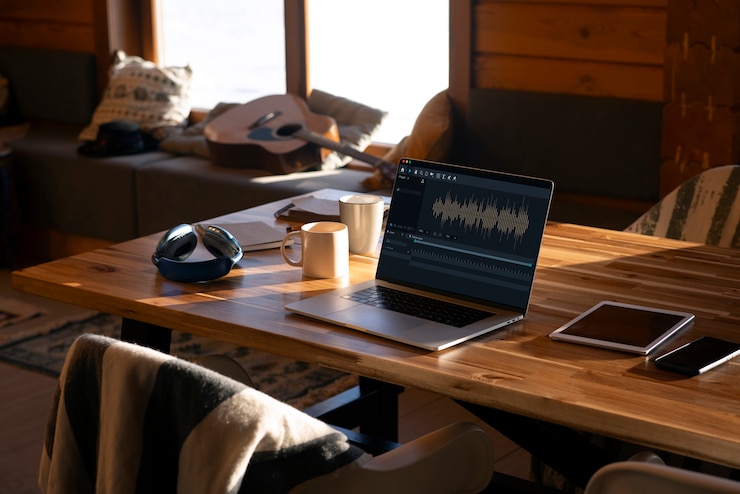 Foto gratuito lo stile di vita dei musicisti country all'interno