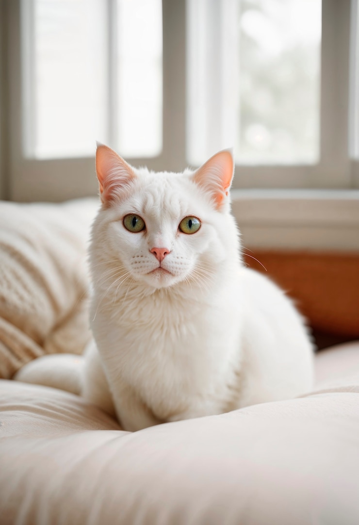 Foto gratuito lo stile di vita del gatto carino