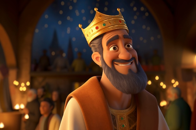 Los reyes magos epiphany illustrazione dei cartoni animati