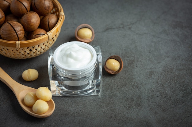 Lozione per il corpo alla macadamia crema per la pelle