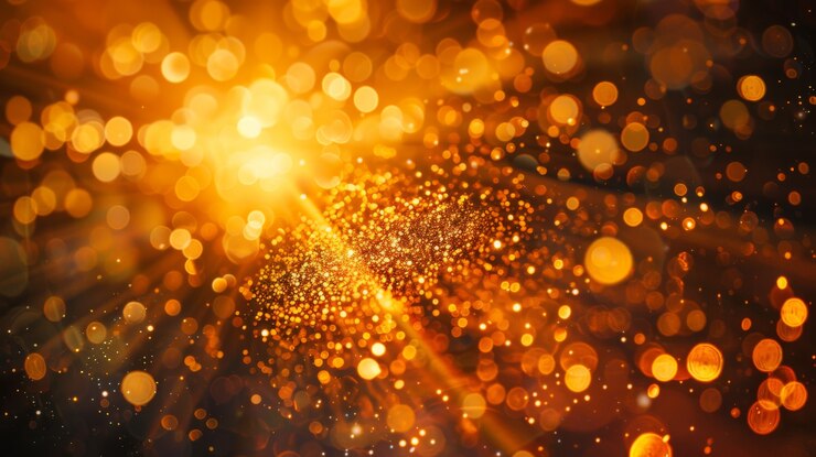 Foto gratuito luce luminosa su sfondo scuro