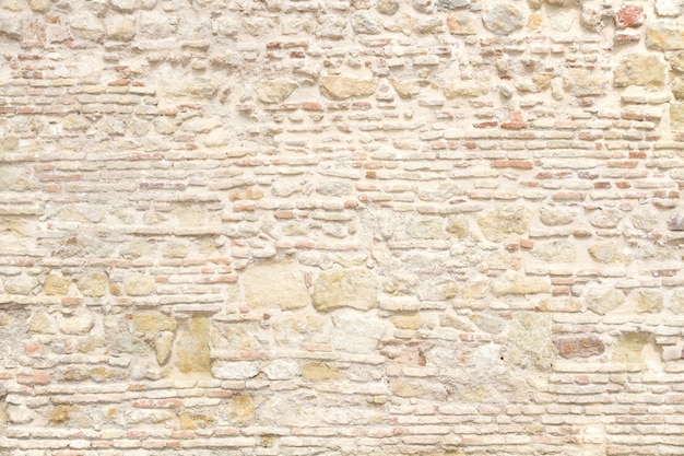 Luce muro di pietra beige