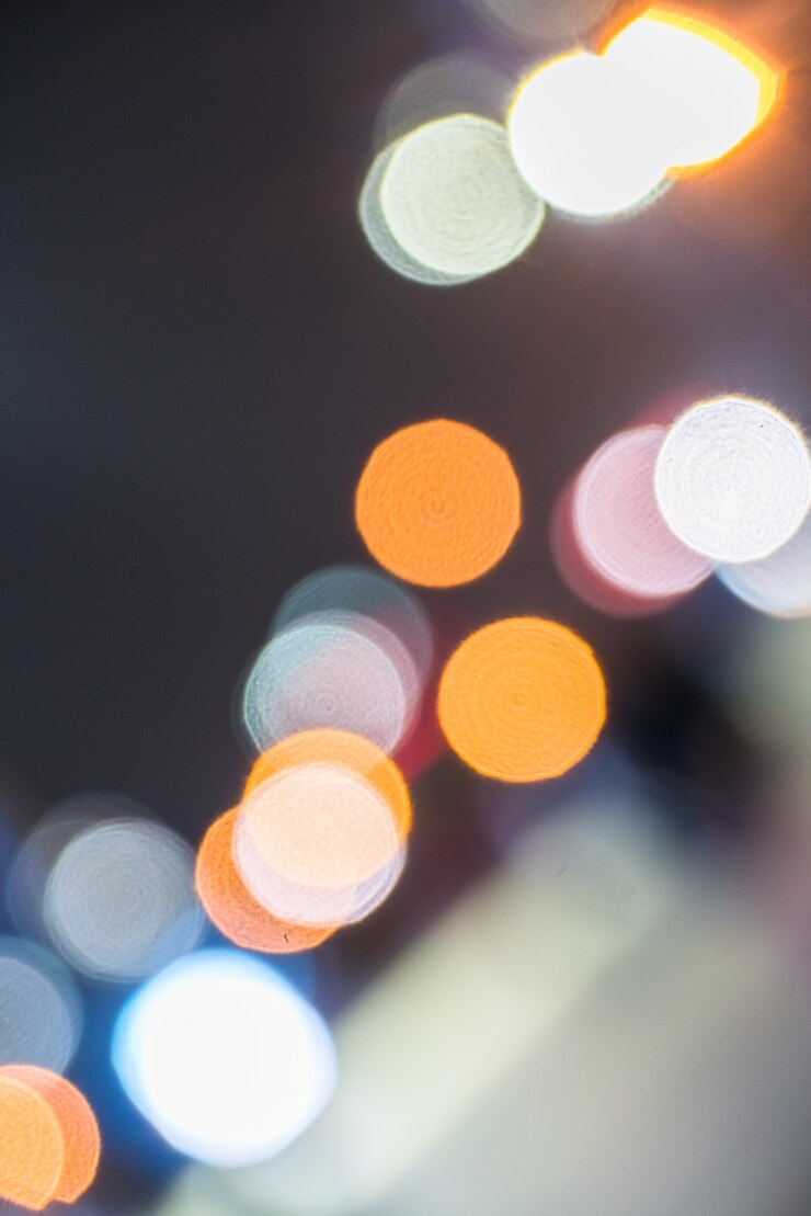 Foto gratuito luci sfocate