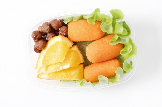 Lunch box con cibo sano
