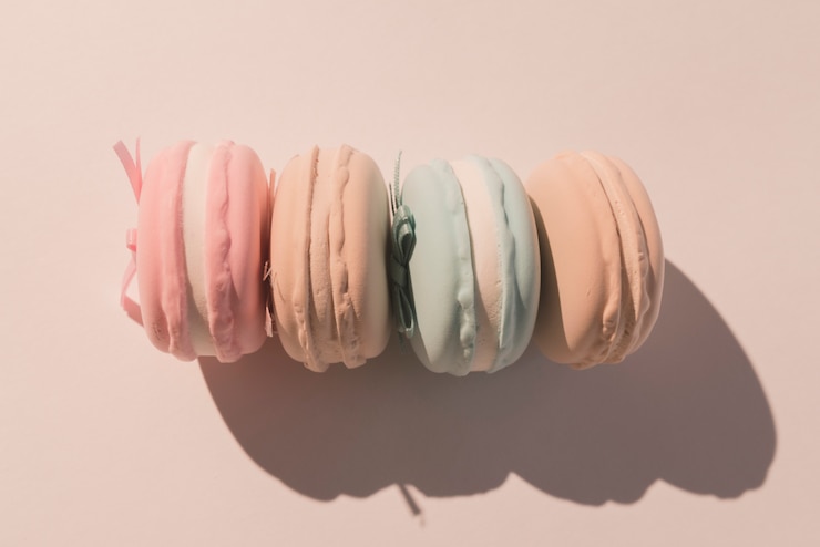Foto gratuito macarons