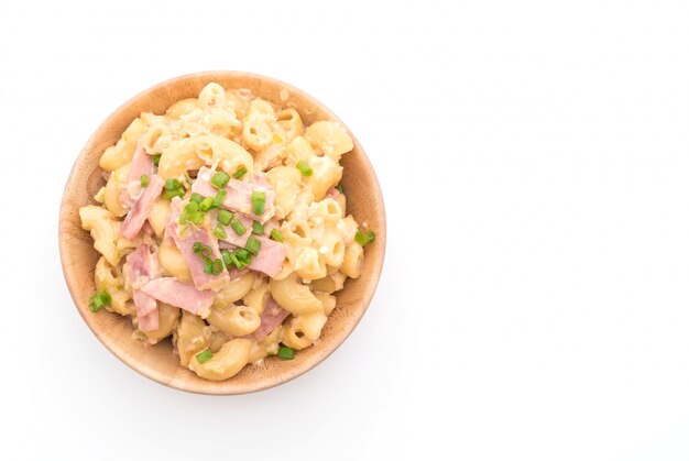 maccheroni e prosciutto