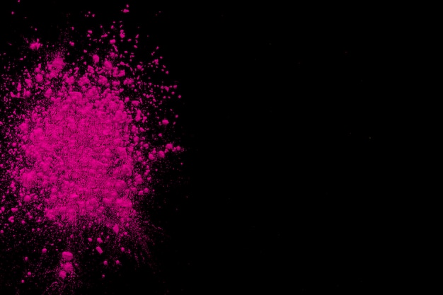 Macchia di polvere rosa scuro all&#39;angolo dello sfondo