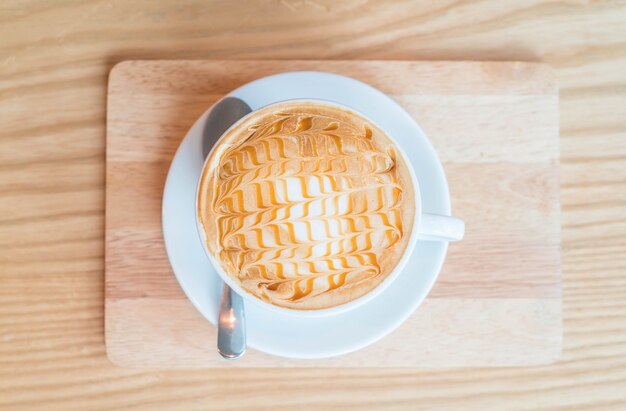 Macchiato caldo di caramello