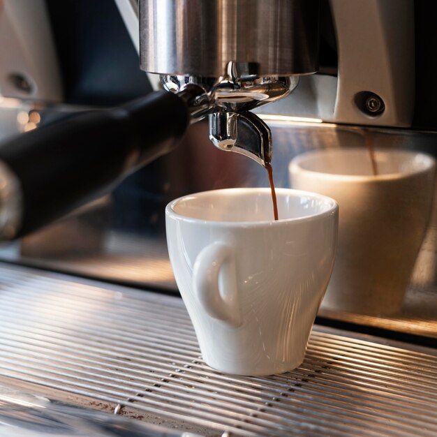 Macchina per fare il caffè da vicino