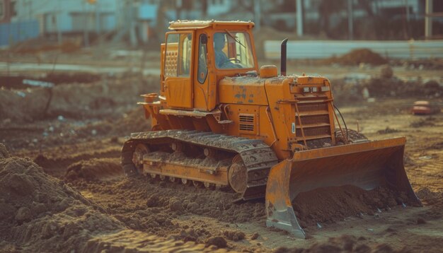 Macchinari pesanti utilizzati nell'industria edile e nell'ingegneria