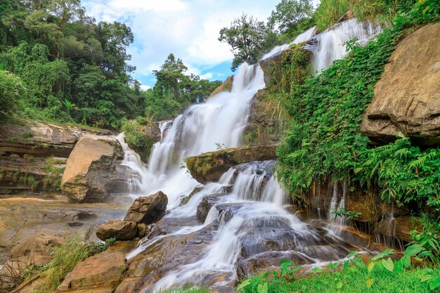 Mae Klang Cascata Parco Nazionale Doi Inthanon Chiang Mai Thailandia