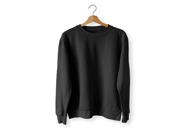 Maglione nero sul davanti