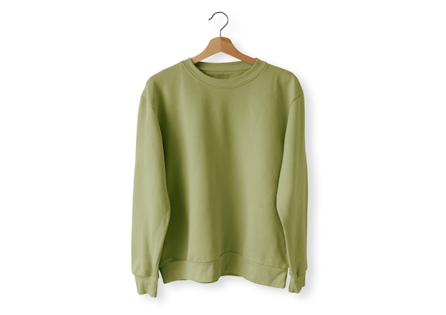 Maglione verde sul davanti